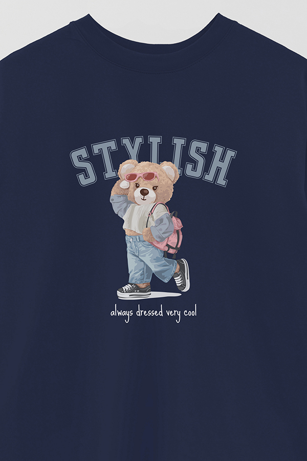 REMERA OVER ESTAMPADA UNISEX STYLISH