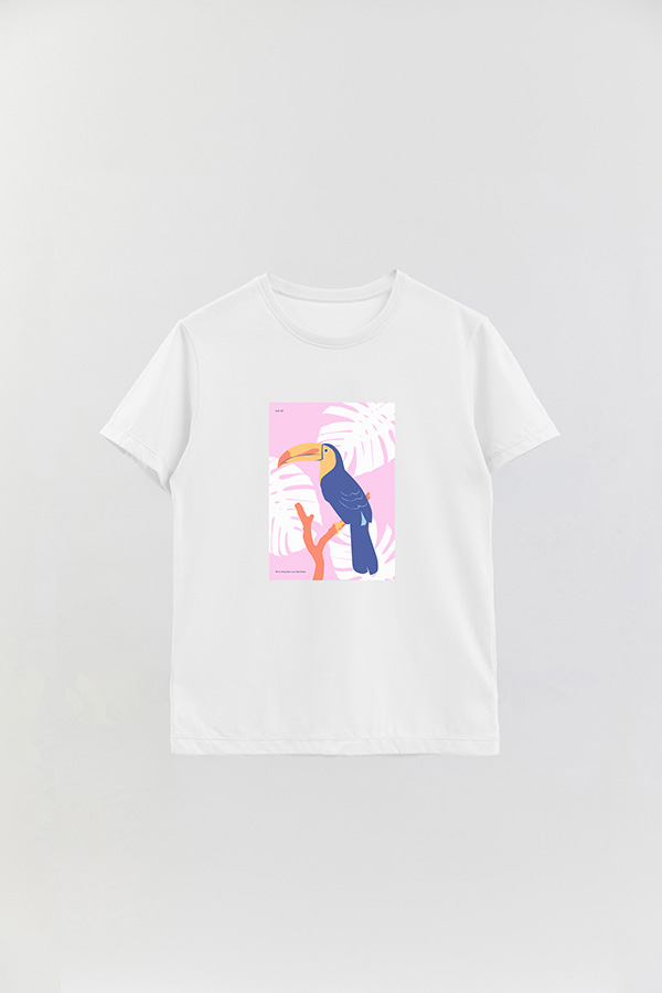 REMERA BASICA ESTAMPADA WILD 10