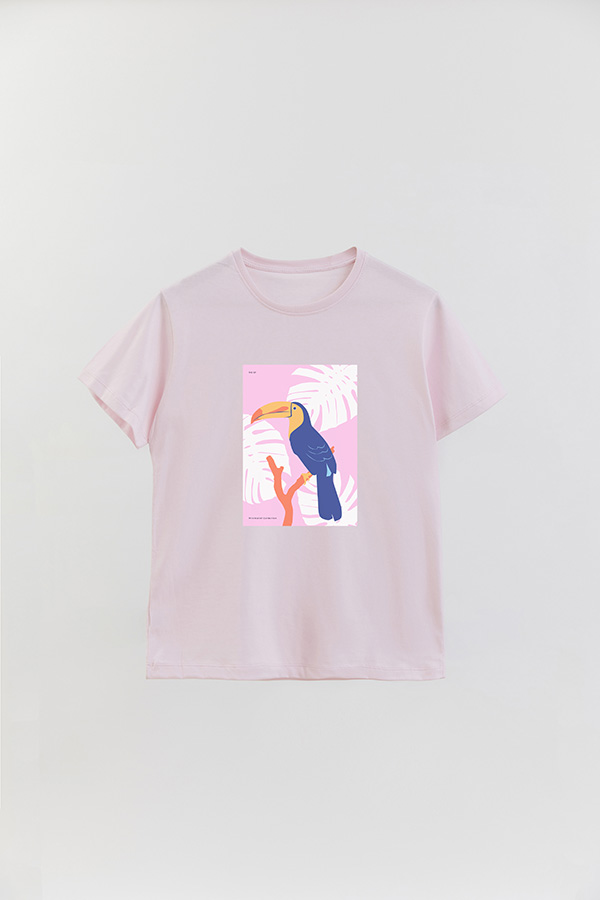 REMERA BASICA ESTAMPADA WILD 10