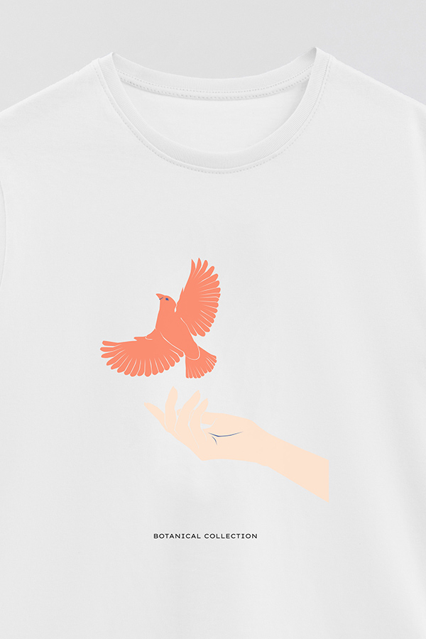 REMERA BASICA ESTAMPADA WILD 9
