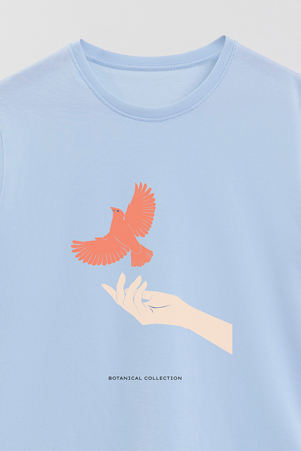REMERA BASICA ESTAMPADA WILD 9