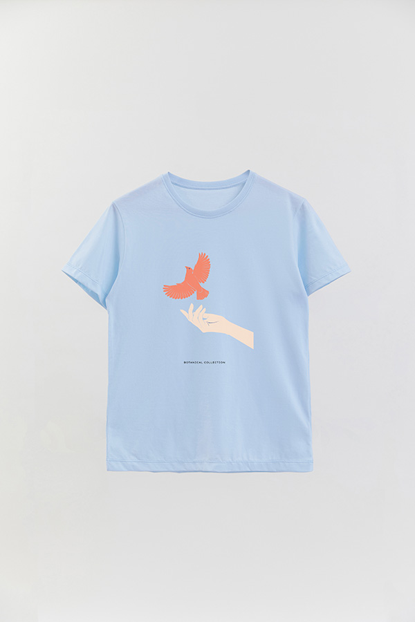 REMERA BASICA ESTAMPADA WILD 9
