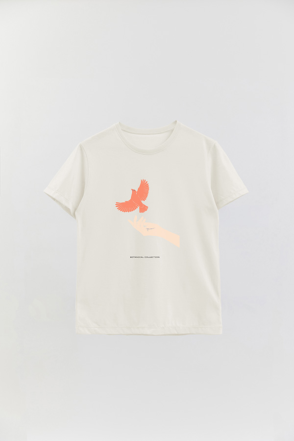 REMERA BASICA ESTAMPADA WILD 9