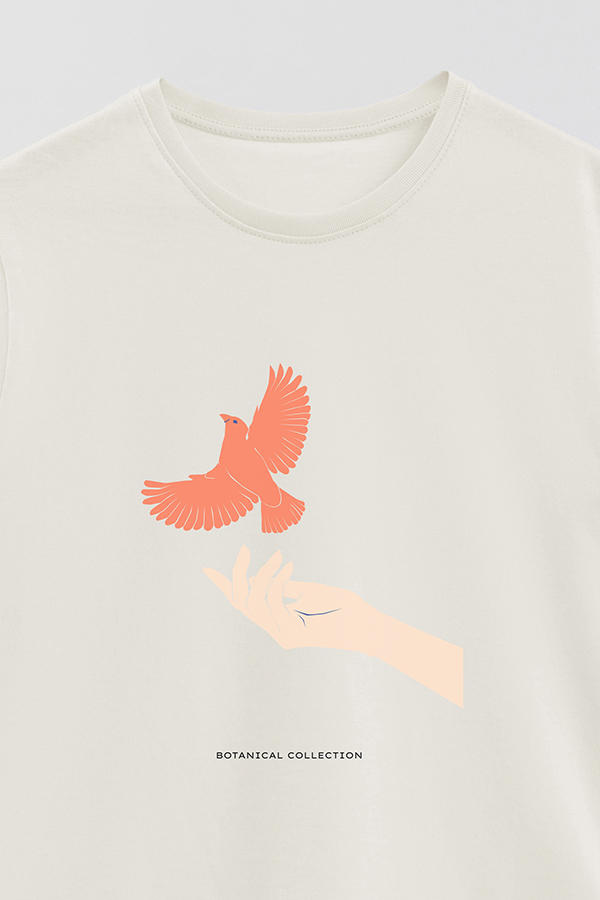 REMERA BASICA ESTAMPADA WILD 9