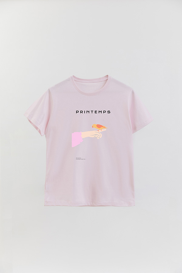 REMERA BASICA ESTAMPADA WILD 8