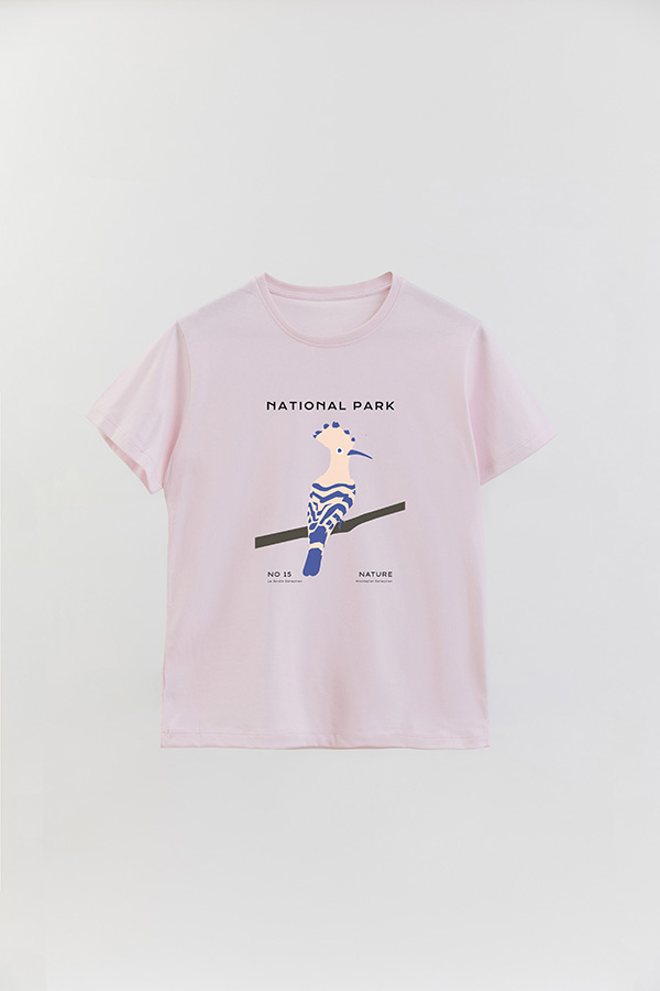 REMERA BASICA ESTAMPADA WILD 7