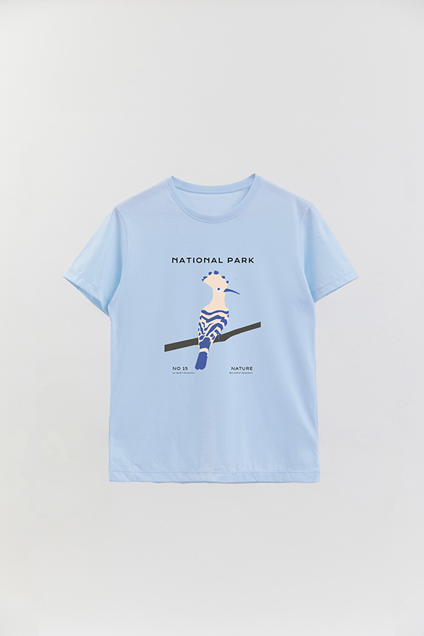REMERA BASICA ESTAMPADA WILD 7