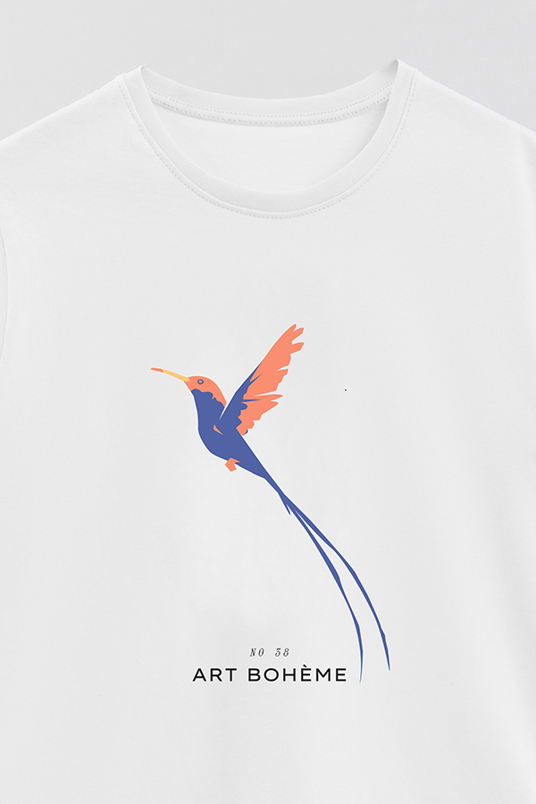 REMERA BASICA ESTAMPADA WILD 6
