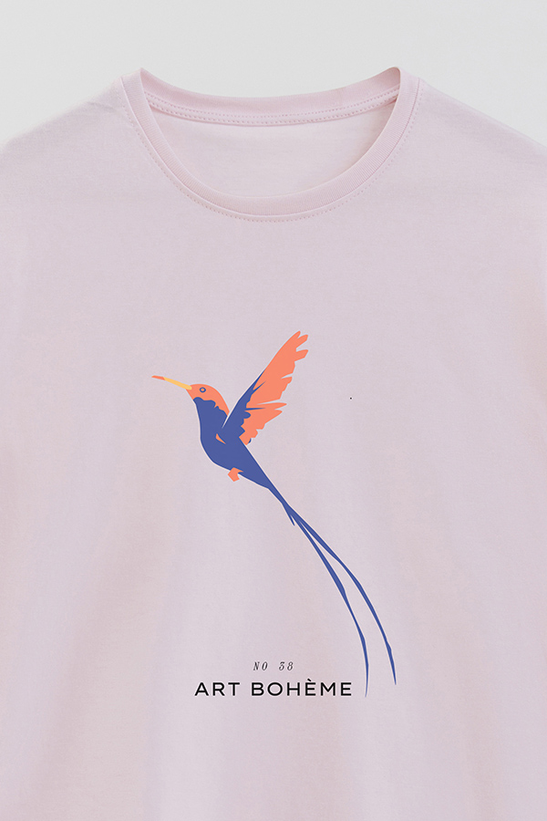 REMERA BASICA ESTAMPADA WILD 6