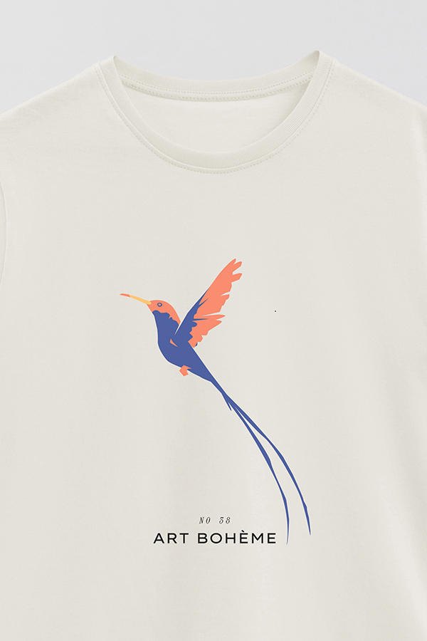 REMERA BASICA ESTAMPADA WILD 6