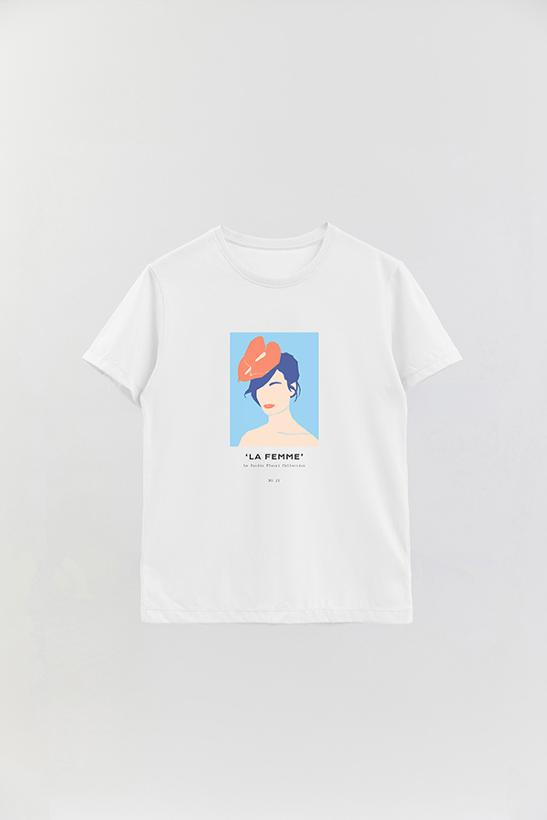 REMERA BASICA ESTAMPADA WILD 5