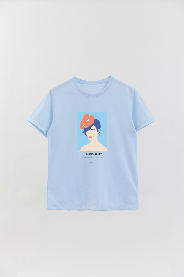 REMERA BASICA ESTAMPADA WILD 5