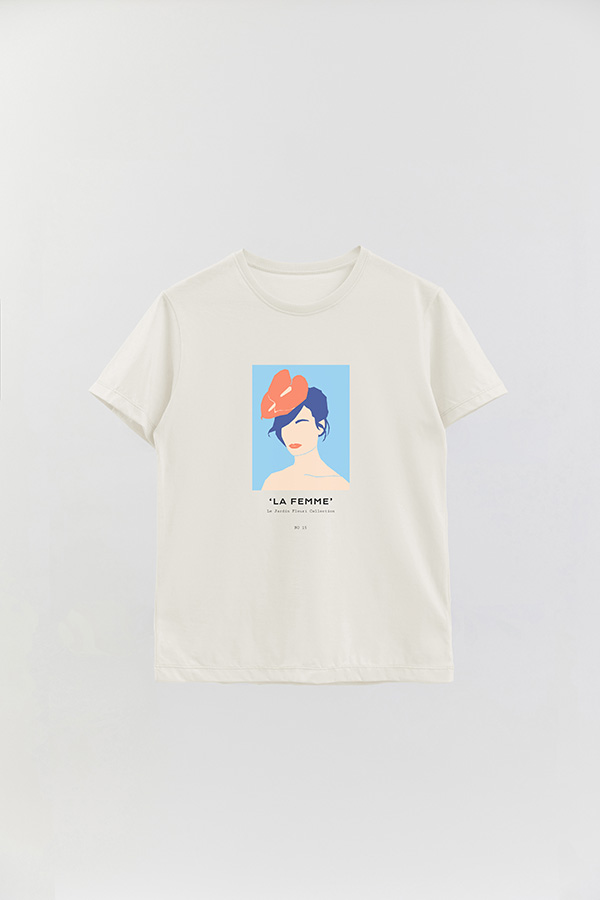 REMERA BASICA ESTAMPADA WILD 5