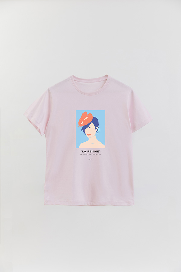 REMERA BASICA ESTAMPADA WILD 5