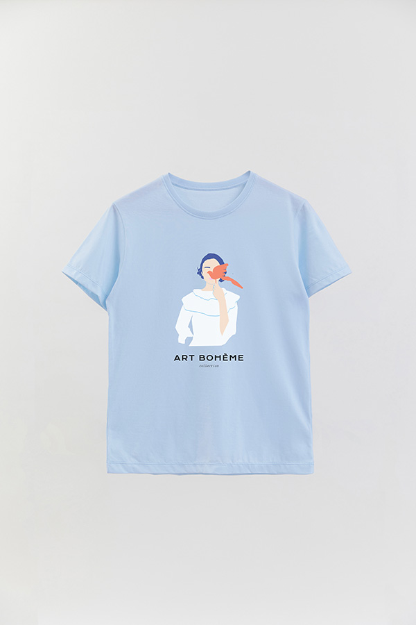 REMERA BASICA ESTAMPADA WILD 4