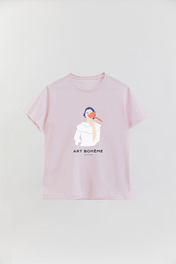 REMERA BASICA ESTAMPADA WILD 4