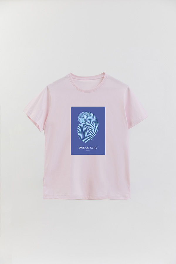 REMERA BASICA ESTAMPADA OCEAN NO55
