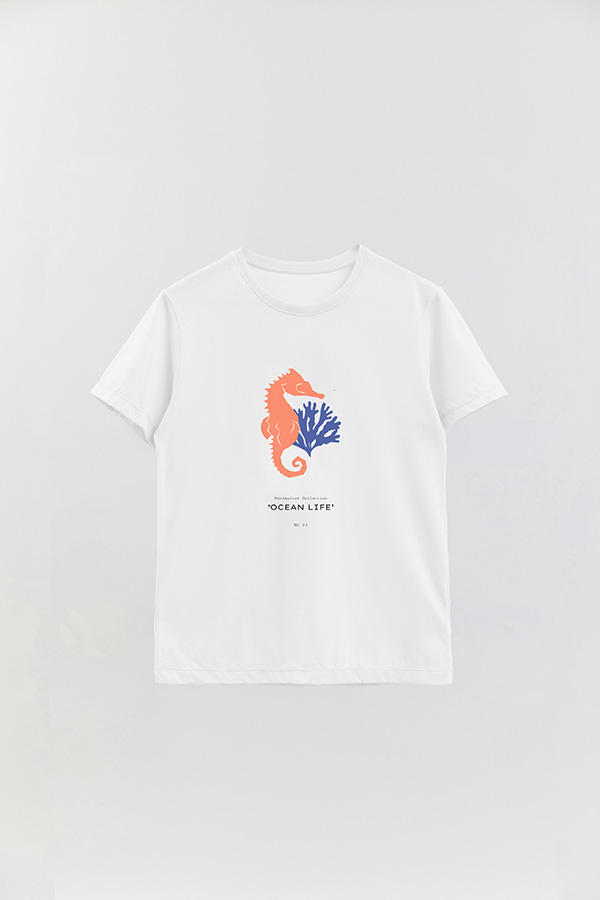 REMERA BASICA ESTAMPADA OCEAN NO06