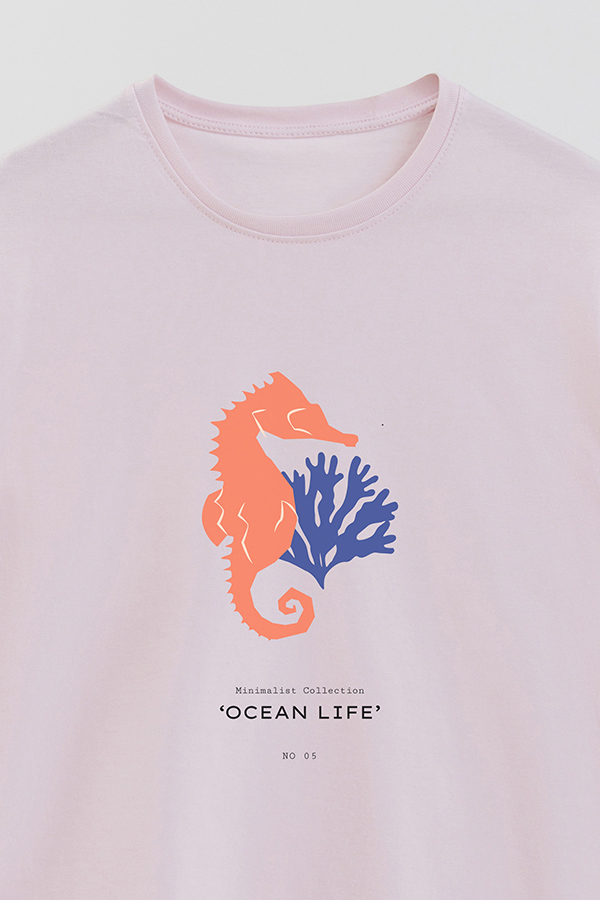 REMERA BASICA ESTAMPADA OCEAN NO06