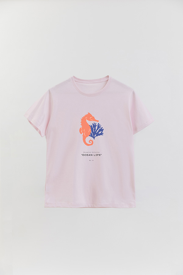 REMERA BASICA ESTAMPADA OCEAN NO06