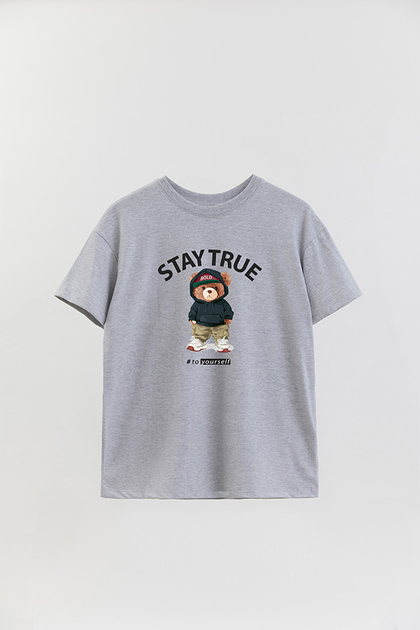 REMERA OVER ESTAMPADA UNISEX STAY TRUE
