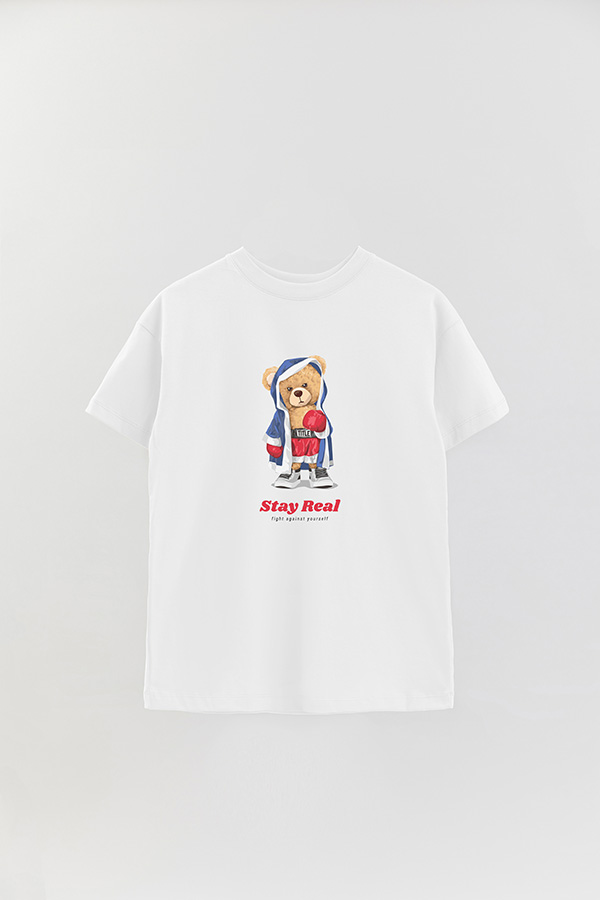 REMERA OVER ESTAMPADA UNISEX STAY REAL