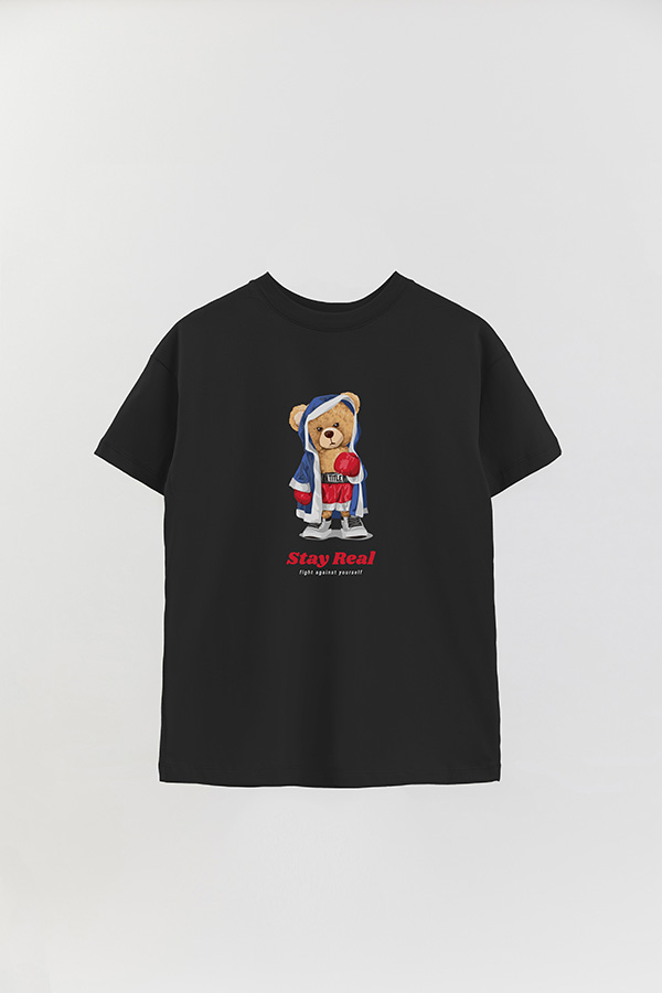 REMERA OVER ESTAMPADA UNISEX STAY REAL