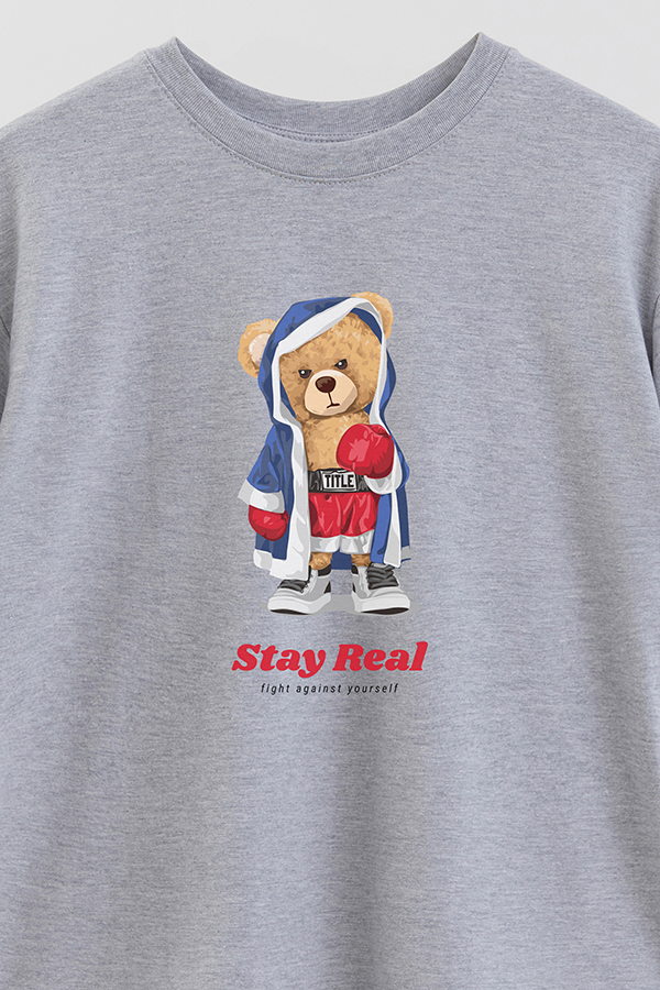 REMERA OVER ESTAMPADA UNISEX STAY REAL