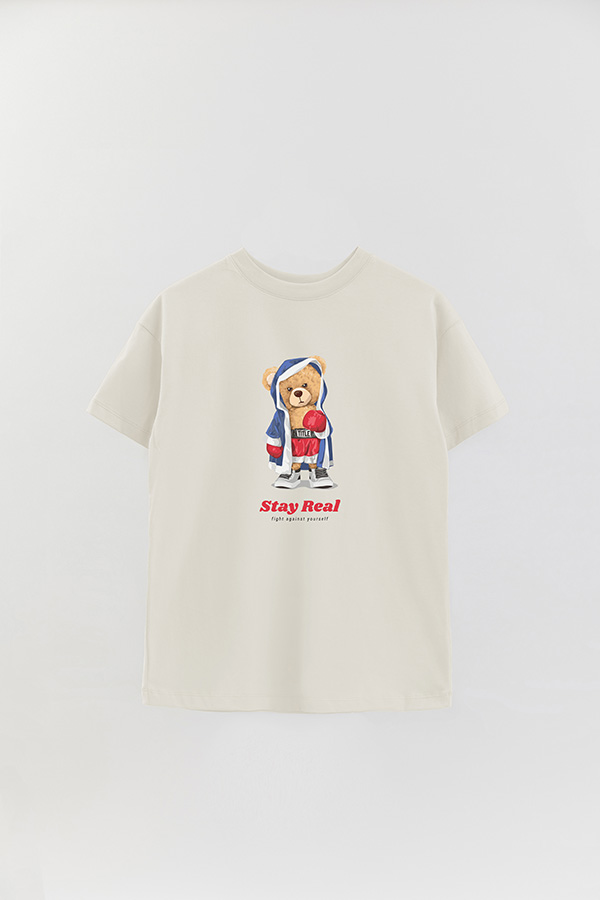 REMERA OVER ESTAMPADA UNISEX STAY REAL