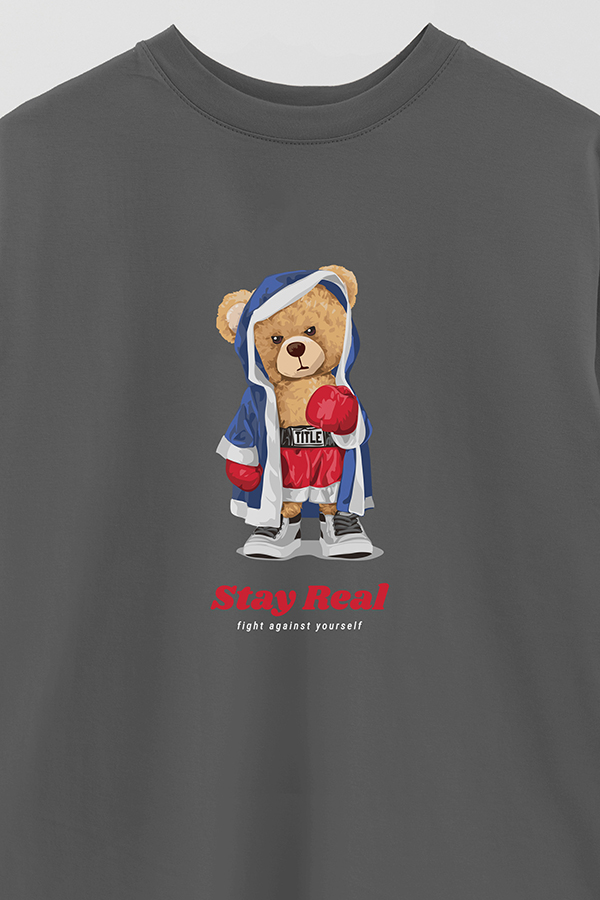 REMERA OVER ESTAMPADA UNISEX STAY REAL