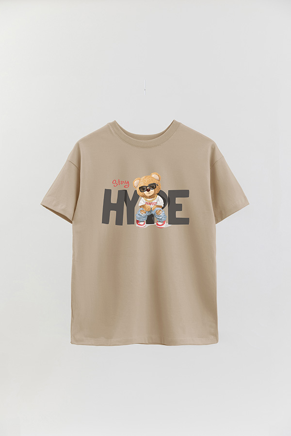 REMERA OVER ESTAMPADA UNISEX STAY HYPE