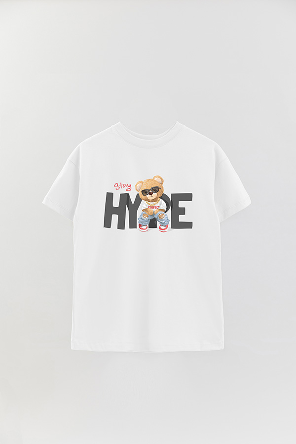 REMERA OVER ESTAMPADA UNISEX STAY HYPE