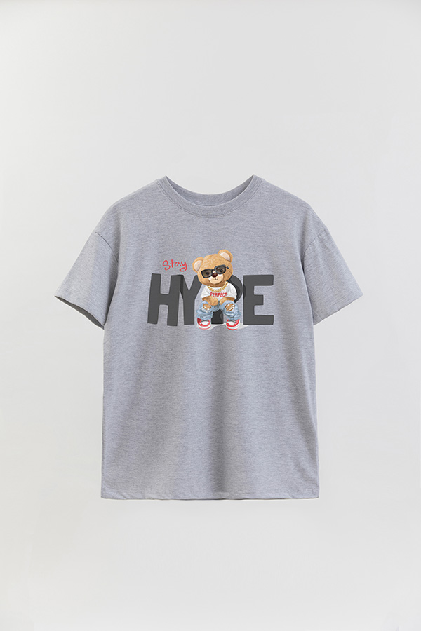 REMERA OVER ESTAMPADA UNISEX STAY HYPE