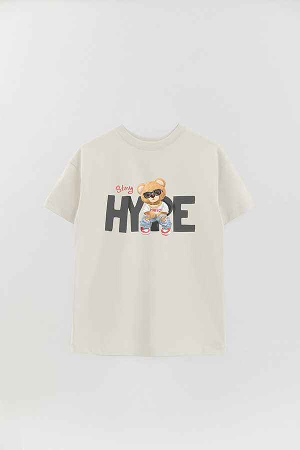REMERA OVER ESTAMPADA UNISEX STAY HYPE