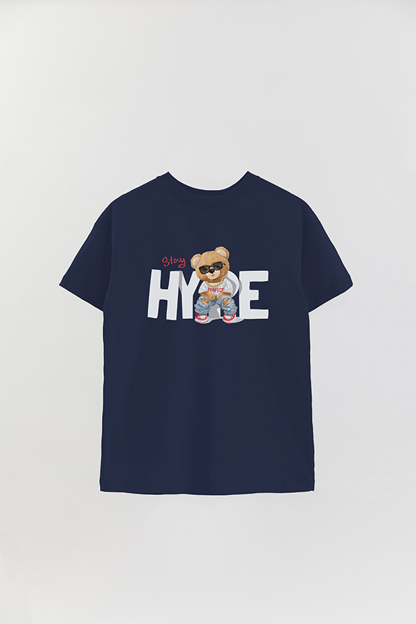 REMERA OVER ESTAMPADA UNISEX STAY HYPE
