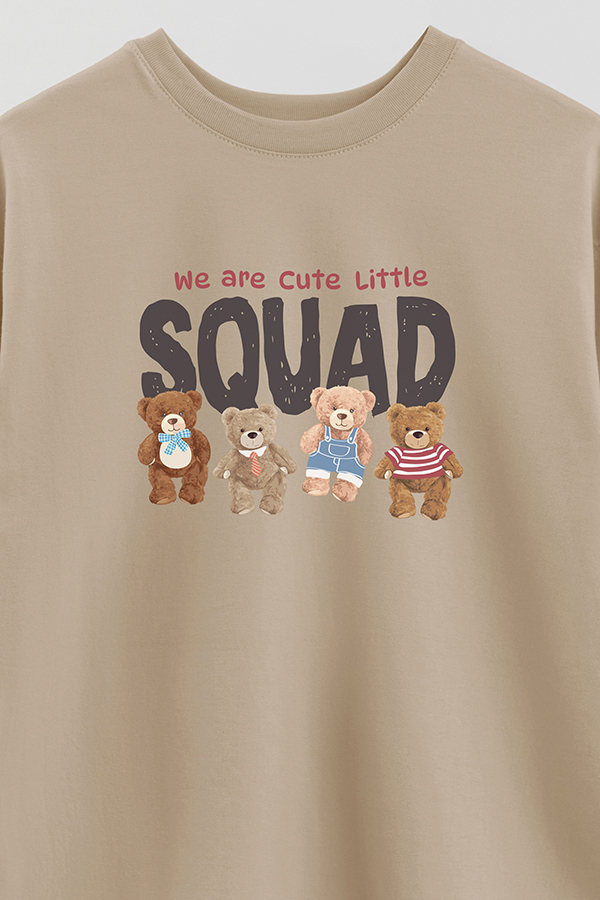 REMERA OVER ESTAMPADA UNISEX SQUAD