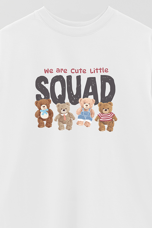 REMERA OVER ESTAMPADA UNISEX SQUAD