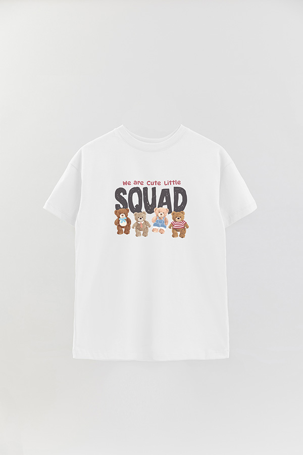 REMERA OVER ESTAMPADA UNISEX SQUAD