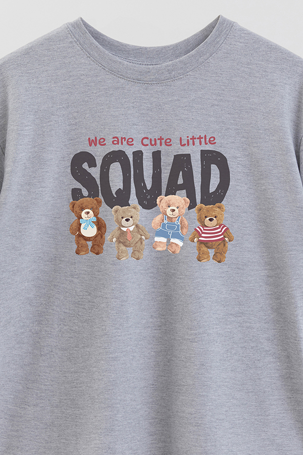 REMERA OVER ESTAMPADA UNISEX SQUAD