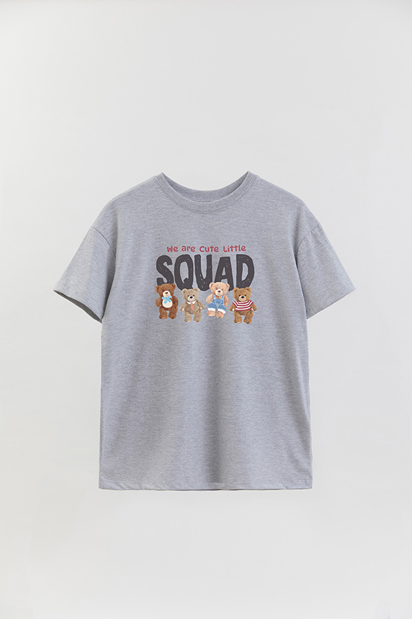 REMERA OVER ESTAMPADA UNISEX SQUAD