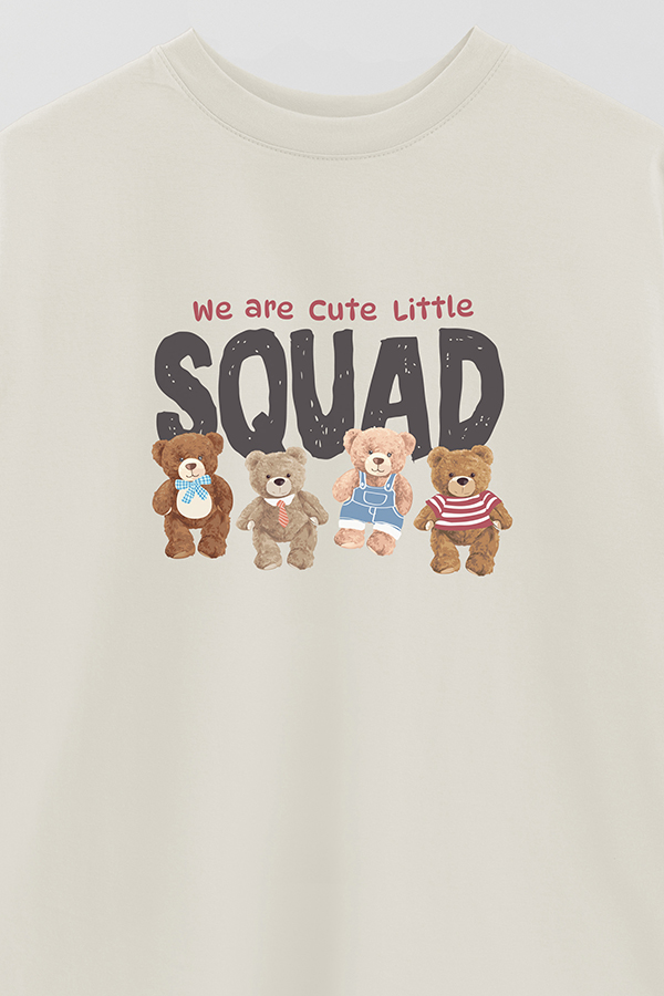 REMERA OVER ESTAMPADA UNISEX SQUAD