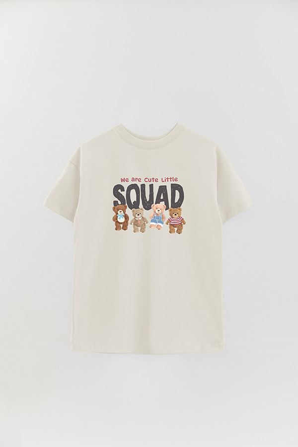 REMERA OVER ESTAMPADA UNISEX SQUAD