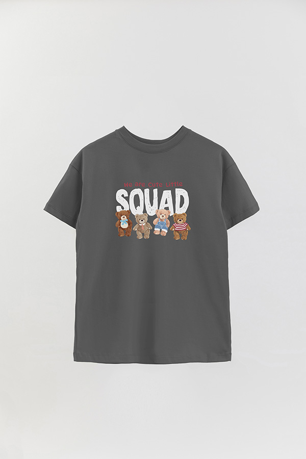 REMERA OVER ESTAMPADA UNISEX SQUAD