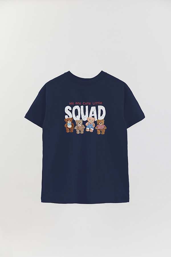 REMERA OVER ESTAMPADA UNISEX SQUAD