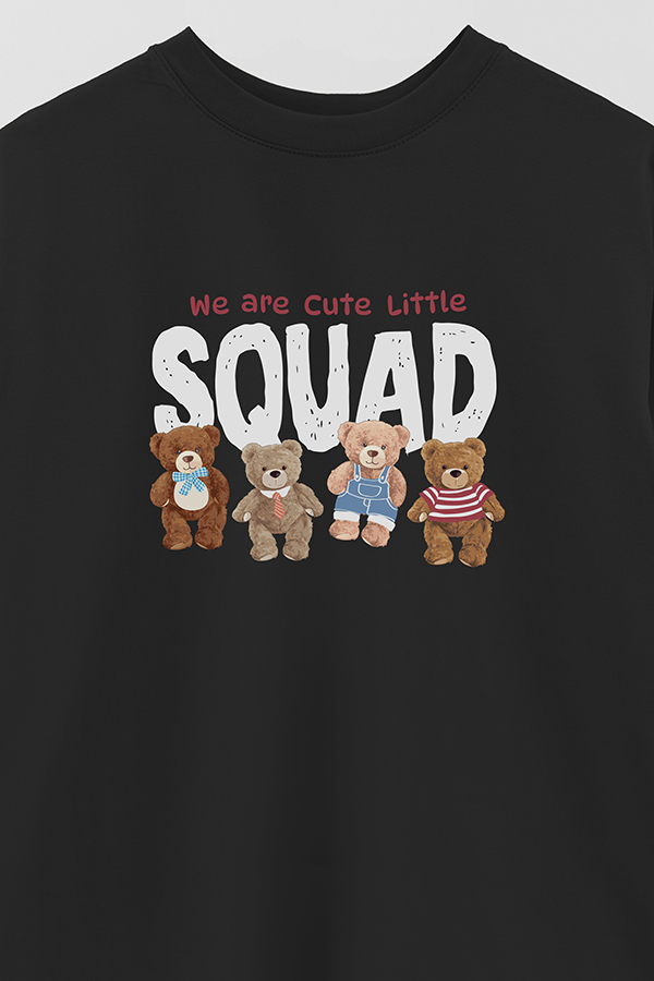 REMERA OVER ESTAMPADA UNISEX SQUAD