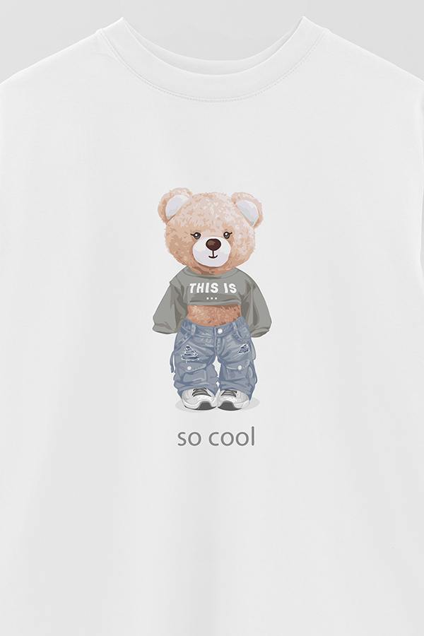 REMERA OVER ESTAMPADA UNISEX SO COOL