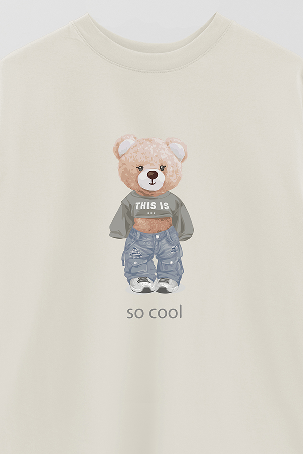 REMERA OVER ESTAMPADA UNISEX SO COOL