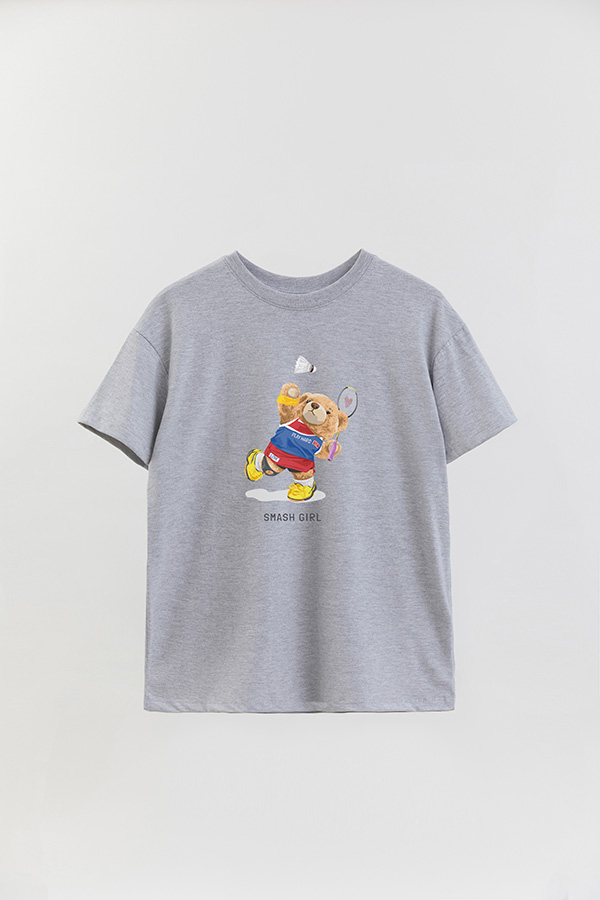 REMERA OVER ESTAMPADA UNISEX SMASH GIRL