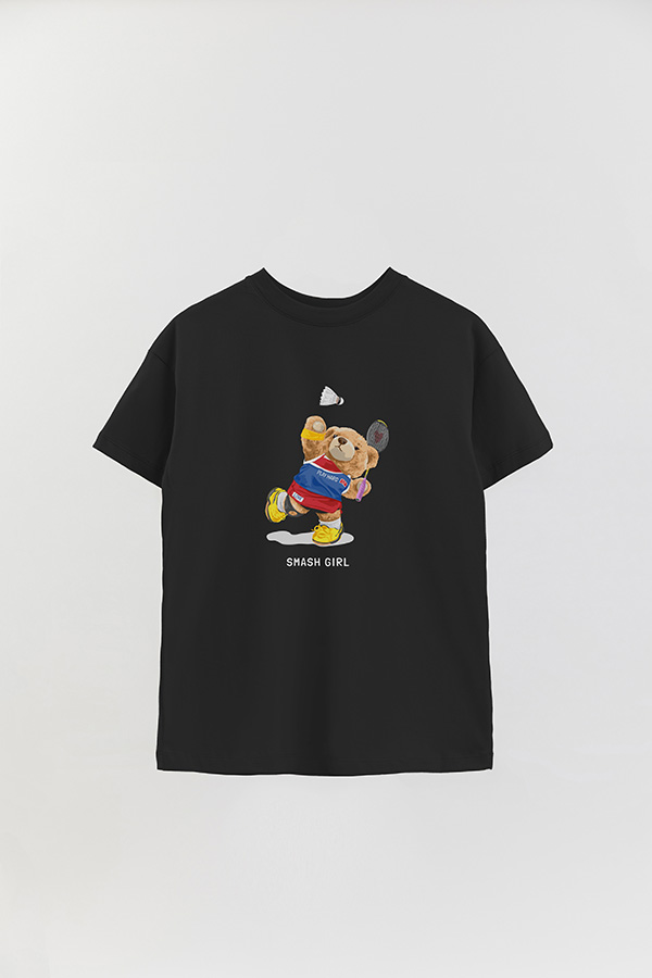 REMERA OVER ESTAMPADA UNISEX SMASH GIRL