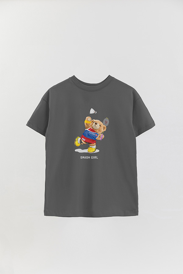 REMERA OVER ESTAMPADA UNISEX SMASH GIRL
